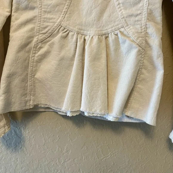 White House Black Market Blazer Womens Size 2 creamy color/decorative collar - Picture 7 of 9